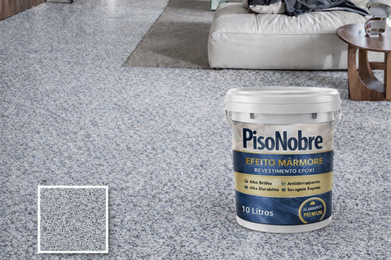 Revestimento Epóxi Efeito Mármore Alta Durabilidade + BRINDE HOJE 🔥Kit Ferramentas de Aplicação🔥srcset=